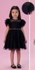 Vestido preto em tule Luxo Petit Cherie - 3124264