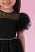 Vestido preto em tule Luxo Petit Cherie - 3124264 - comprar online