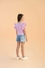 Blusa lilas com tule Petit Cherie. - comprar online