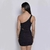 Vestido preto com recortes Amofany. - comprar online