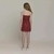 Vestido vermelho bordo com glitter Amofany. - comprar online