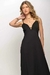 Vestido longo preto Amofany.