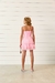 Vestido rosa em tule com glitter Vanilla Cream. na internet