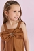 Vestido marrom Laço Petit Cherie. - comprar online