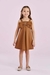 Vestido marrom Laço Petit Cherie.