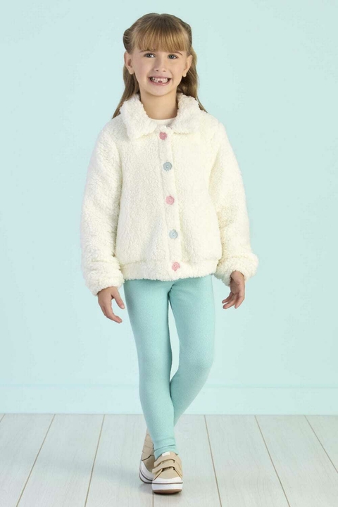 Casaco teddy branco Mon Sucré - 4226008