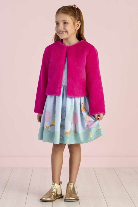 Casaco rosa pink de Pele Mon Sucré - 4226004