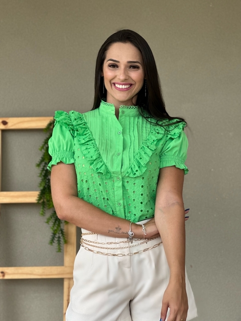 Camisa Manga Curta Lesie Luana