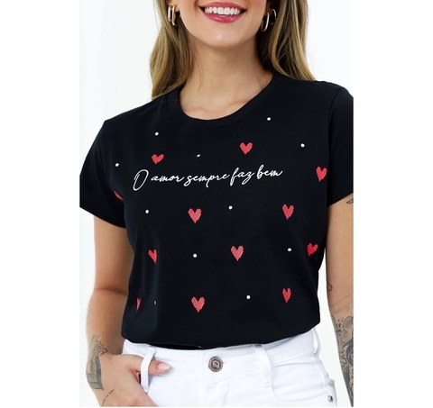 T- Shirt Amor faz bem