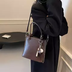 Bolsa tote pequena estruturada feminina com alça - loja online
