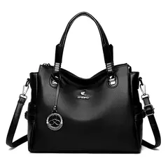 Bolsa Feminina Alça de Mão e Transversal com Divisórias - comprar online