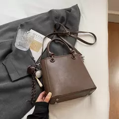 Bolsa tote pequena estruturada feminina com alça - Lelibel