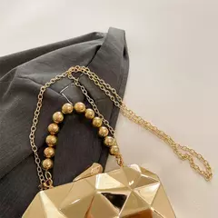Bolsa clutch elegante feminina com alça