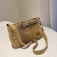 Bolsa vintage feminina retrô tiracolo