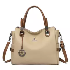 Bolsa Feminina Alça de Mão e Transversal com Divisórias