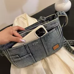 Bolsa vintage feminina retrô tiracolo - Lelibel