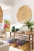 Tapete Boho Palha Natural Carnaúba Redondo - loja online