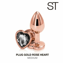 Plug anal rose gold - comprar online