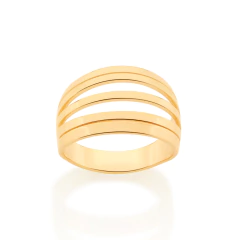 Anel banhado a ouro 18k - comprar online