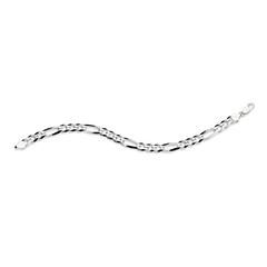 Pulseira groumet 3x1 de prata 925 - comprar online