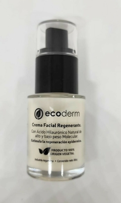 Crema facial con Ac. hialuronico x 30cc ECODERM
