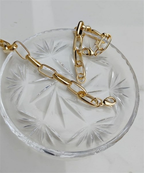 Pulseira Elos Alongados