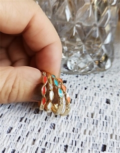 Anel Esmaltado Color Sabrina - Alisma Semijoias