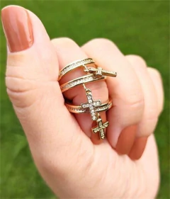 Anel Pingente Cruz - comprar online
