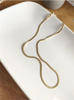 Colar Fita Jessy Banhado a Ouro - comprar online