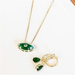 Colar Olho Grego Pedra