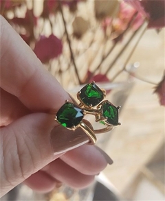 Anel Pedra Olivia Esmeralda - comprar online
