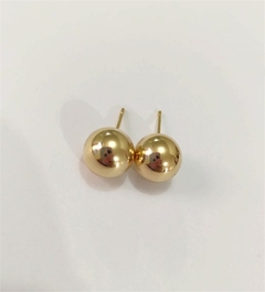 Brinco Bolinha Clássico Banhado a Ouro