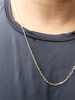 Corrente Elos Finos Jack Banhado a Ouro