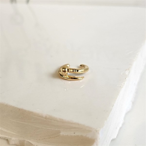 Piercing Fake Prego Banhado a Ouro