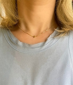 Colar Trevo Minimalista Banhado a Ouro - comprar online