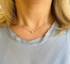 Colar Trevo Minimalista Banhado a Ouro na internet