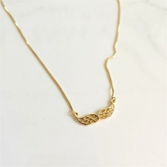 Colar Asas Banhado a Ouro