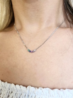 Colar Flowers Colorido Esplendor Banhado - comprar online