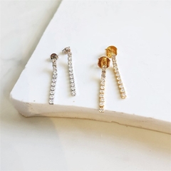 Brinco Riviera 3cm Esplendor Banhado