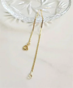 Pulseira Gutti Masculina Fina Banhada a Ouro