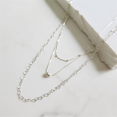 Corrente Coração 50cm Prata 925 - comprar online