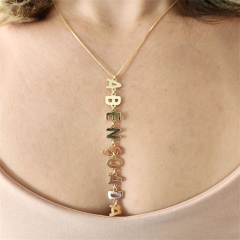 Colar Gravatinha Abençoada Banhado a Ouro