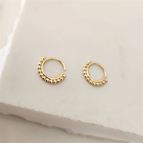 Piercing Bolinha Banhado a Ouro