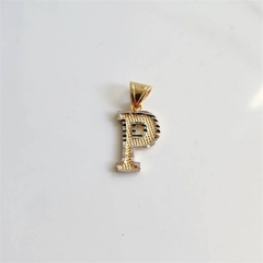 Pingente Inicial Diamantada Banhada a Ouro - loja online