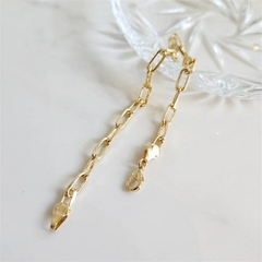Pulseira Elos Hugo Banhada a Ouro