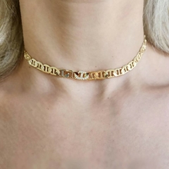 Choker D´ior Banhada a Ouro na internet