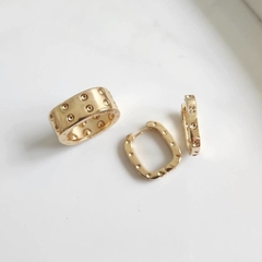 Anel Dado Aurea Banhado - loja online