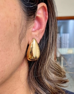 Brinco Gota Renata GG Banhado a Ouro - comprar online