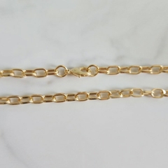 Corrente Elos Paty Banhada a Ouro - comprar online