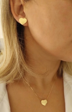 Colar Coração Boleado Liso Tatiana - comprar online